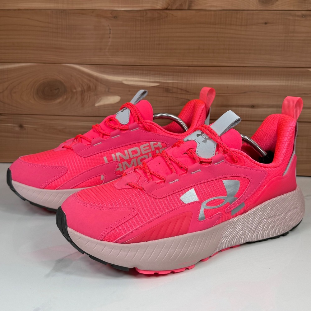 Under Armour HOVR Mega 2‎ MVMNT Pink Shock 603 Men's 13/ Women's 14.5 NEW - Picture 2 of 16
